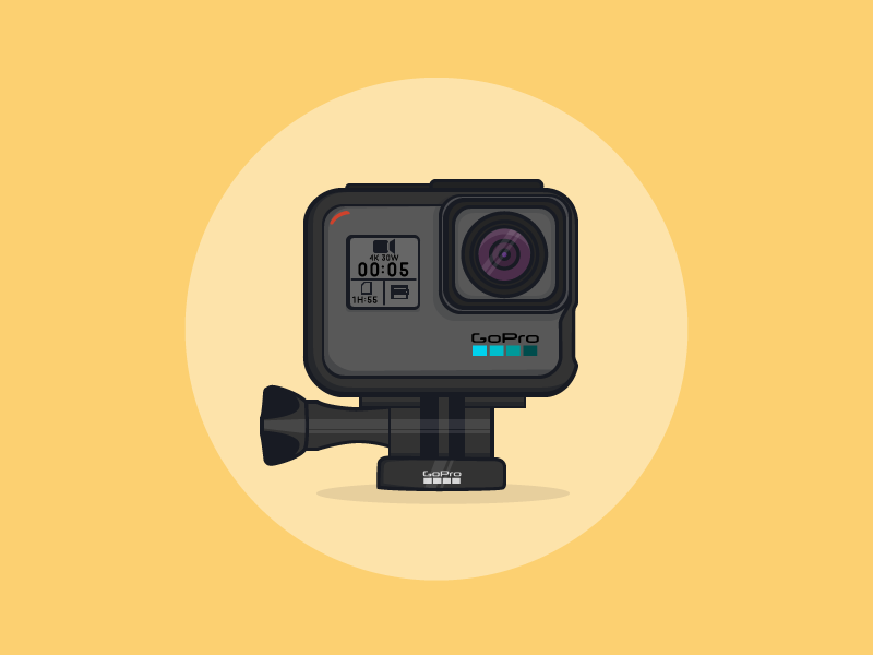 Example of Go Pro Hero 5 Black