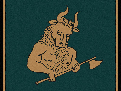 Minotaur danilo mancini labyrinth minotaur mith mithology sailor danny vintage