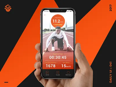 Workout Tracker | #dailyui #041 041 app dailyui mobile ui workout tracker