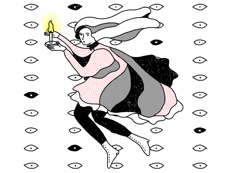 Spectre ༎ຶ ෴ ༎ຶ༽ abstract character design ghost gif illustration loop motion