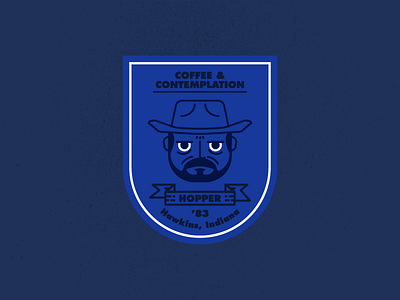 Hopper badge hopper icon sherif stranger things
