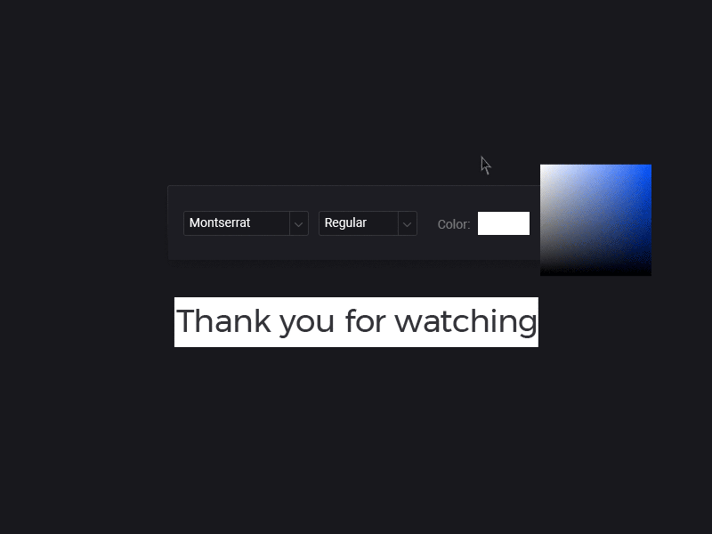 Thank You animation color design font gif photoshop ui ux web webdesign