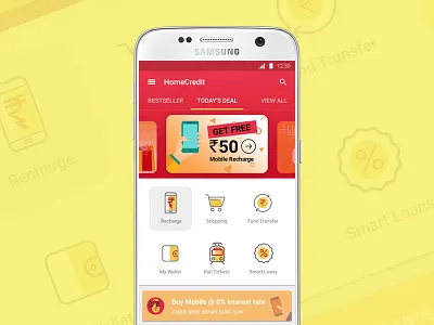 Finance Management Home screen- Mobile app design finance app icon design mobile app ux design visual design