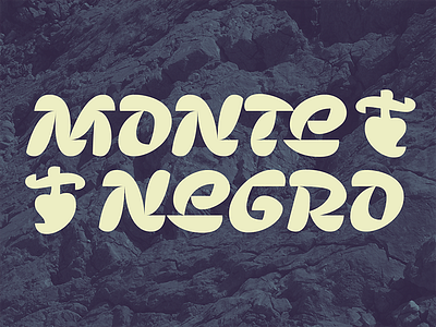 Montenegro custom custom lettering custom type hand drawn hand lettering lettering letters montenegro typo typography