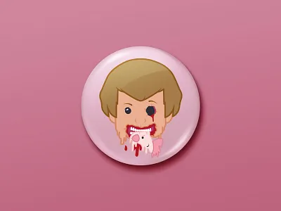 Zombie Christopher Robin blood christopher robin disney gory halloween illustration piglet winnie the pooh zombie