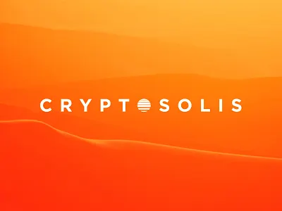 Cryptosolis Logo branding energy icon idea identity logo mark monogram power sun symbol