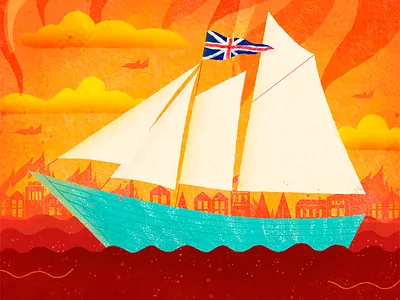 Dunkirk britain dunkirk illustration movie sea ship war