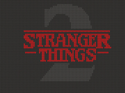 Stranger Things 2 sweater illustration netflix pattern season 2 stranger things sweater