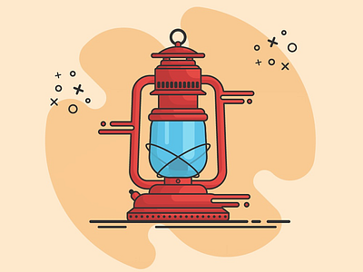 Lantern art design digital flat illustration illustrator lantern photoshop