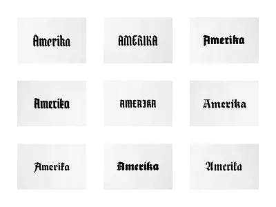 Wolfenstein Nazi Type Study antiqua blackletter fraktur game german gothic halja nazi type typography wolfenstein