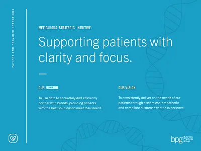 Patient & Provider Operations II branding layout logo owen jones portland trade gothic typography wordmark