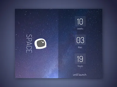 Countdown - DailyUI - 014 014 app countdown daily dailyui ui