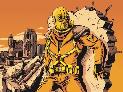 Agency Orange apocalypse cityscape comic future zombies