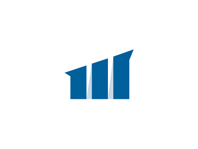 Another M monogram brand identity branding geometry icon logo m manufacturing metal monogram symbol three visual identity