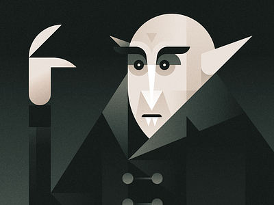 Nosferatu halloween holiday illustration monster nosferatu vampire