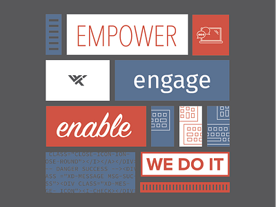 Empower, Engage, Enable DevOps T-Shirt Design computer devops information technology keyboard tech wwt