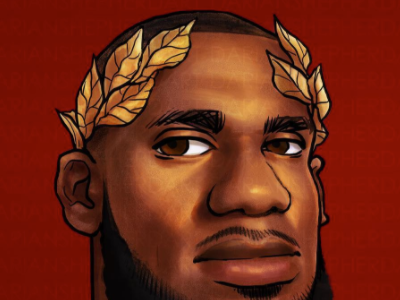 Et tu Kyrie? basketball black art dribbble illustration lebron james portrait