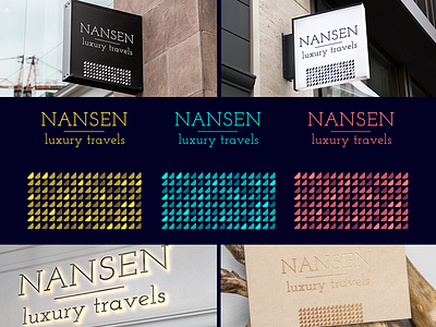 Nansen Logo identity logo travel agency