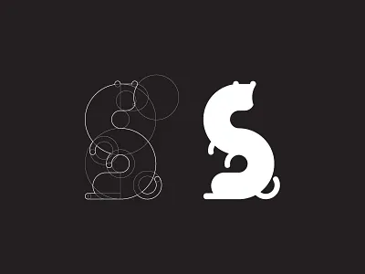 Another Look at the Weasel Mark dribbble helllo identity logo mark weasel