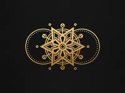 Stjarna abstract black dark gold illustration minimalistic star vector