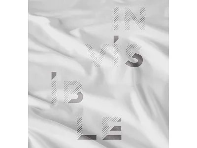 Invisible Type Study 2 exploration gray lettering type typography