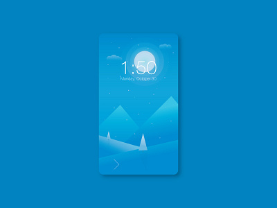 Winter Wallpaper cold weather emilioriosdesigns illustration illustrator iphone mountains snow wallpaper winter