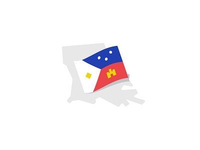 Acadiana, Lousiana acadiana brand branding castle flag identity logo louisiana place state