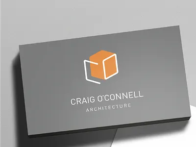 Craig O'Connell Architect Business Card architect architecture branding cube din identity logo minimal