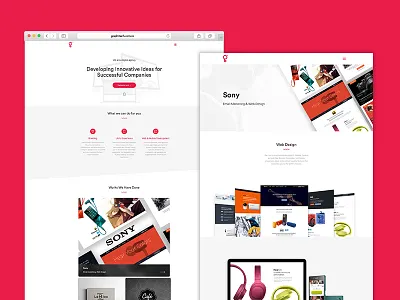 our new website agency branding colorful design developing graphitech uxdesign webdesign