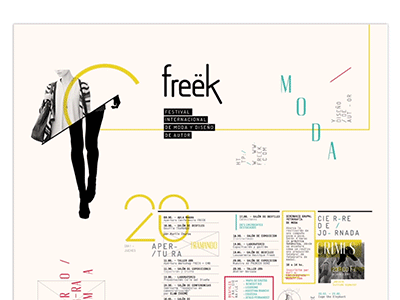 Freek - fashion festival - poster branding editorial fashion festival freek graphic design identity moda poster trend typography vogue
