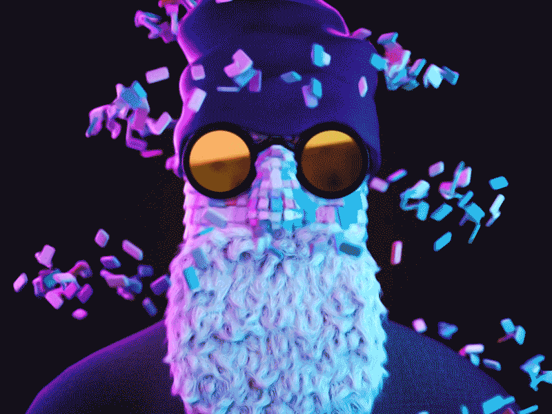 Raver animation c4d design motion octane rave