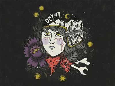 Spotify playlist beach eyes flower girl helmet motorcycle mountains tattoo traditional vintage