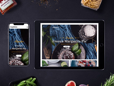 Amphion culinary food portfolio recipe restaurant template wordpress