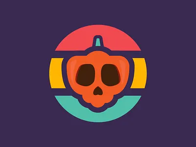 Trick or Treat halloween icon lines logo pumpkin thick thickines treat trick