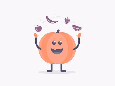 Healthy Halloween pumpkin halloween healthy illustration pumpkin