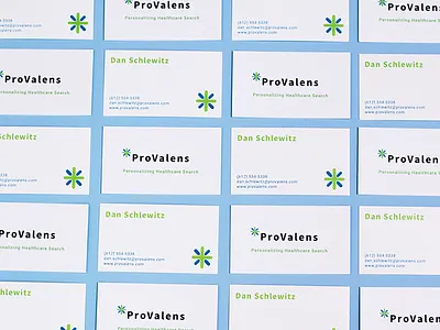 ProValens asterisk health healthcare branding healthcare design healthcare technology identity symbol technology typography