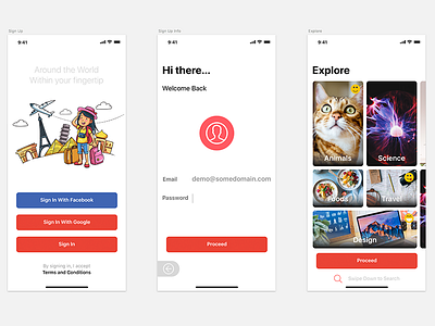 High Fidelity Mockup 1 ui ux