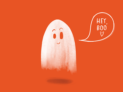 Hey, Boo boo ghost halloween hey spooky