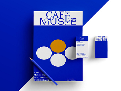 Café du Musée CAPC (Unreleased) art branding food identity logo logotype museum restauration typeface typography