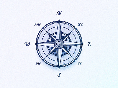 Wind Rose Compass Symbol Illustration compass illustration illustrator rose symbol tutorial vector wind