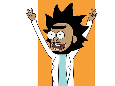 Dribbbleween costume halloween rick and morty