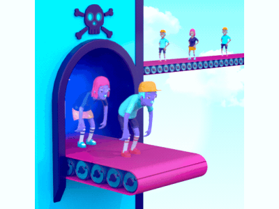 Tobacco Conveyor Belt 3d advertising animation cg gif illustration mash maya redshift zbrush