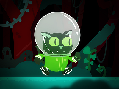 New Joggernaut: My cat Midnight! cat character halloween joggernauts video game