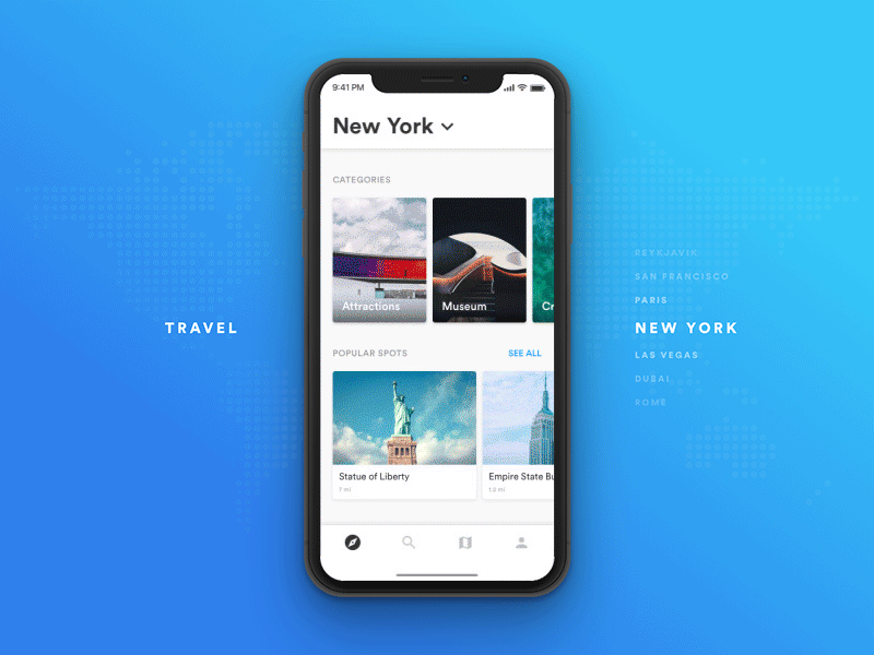 Travel Guide interaction iphone x new new york spots travel traveling wander wanderlust york