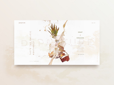 Departure header sketch ui ux webdesign website