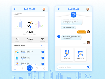 Medical Consultation App assistant chat consultation doctor fitness hospital medical nurse