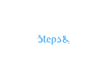 Steps Logo Name app brand color font identity logo name startup