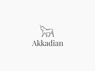Akkadian — Logo & Visual Identity brand identity line logo logos minimal visual