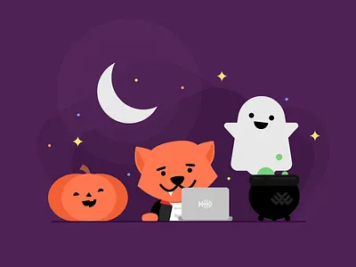 Halloween Doodle for Lattice doodle halloween illustration