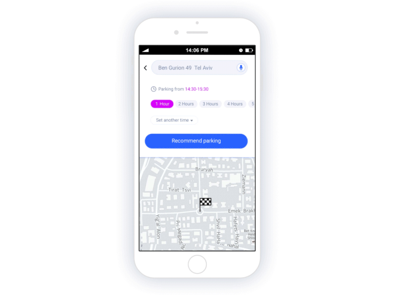 Possibilities for finding parking